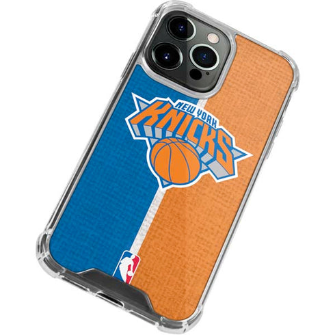 NBA New York Knicks Canvas iPhone 15 Pro Clear Case
